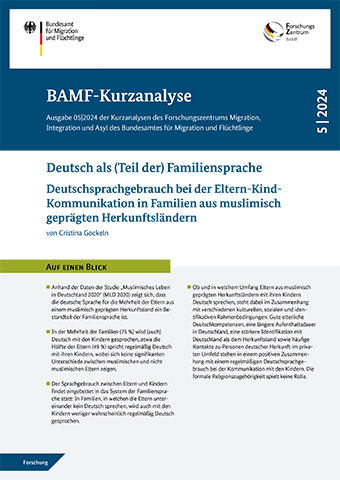 Cover Kurzanalyse 5|2024 (Quelle: BAMF) Cover Kurzanalyse 5|2024