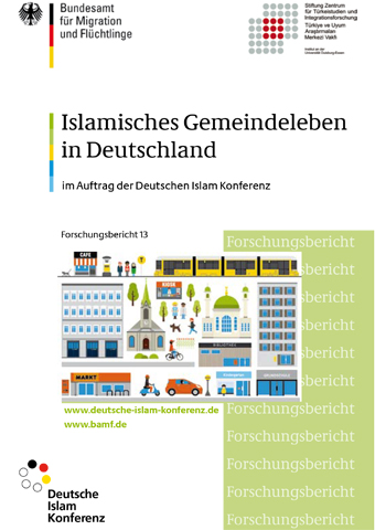 Titelbild Forschungsbericht 13 "Islamisches Gemeindeleben in Deutschland"