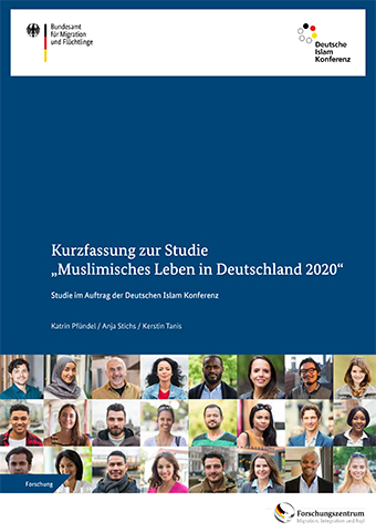 Cover Forschungsbericht 38 - Kurzfassung: Muslimisches Leben in Deutschland 2020