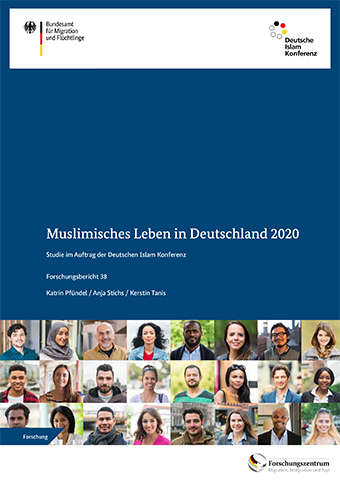 Cover Forschungsbericht 38: Muslimisches Leben in Deutschland 2020